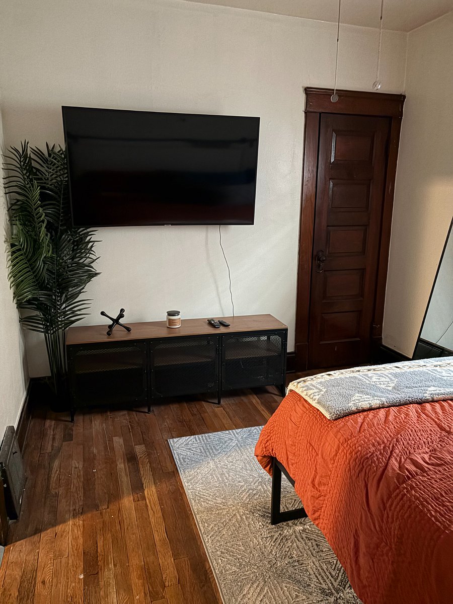 Main bedroom with smart tv