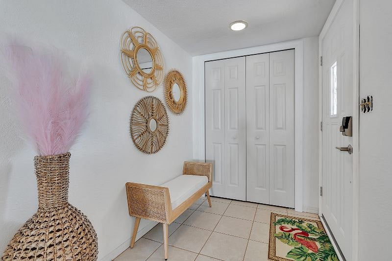 Entryway with storage closet!