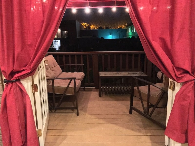 Master bedroom balcony 