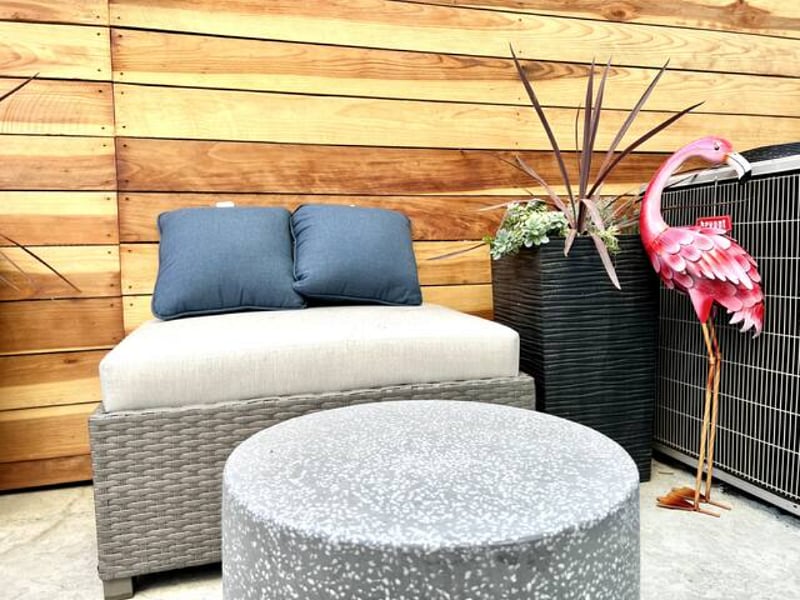 Small back patio