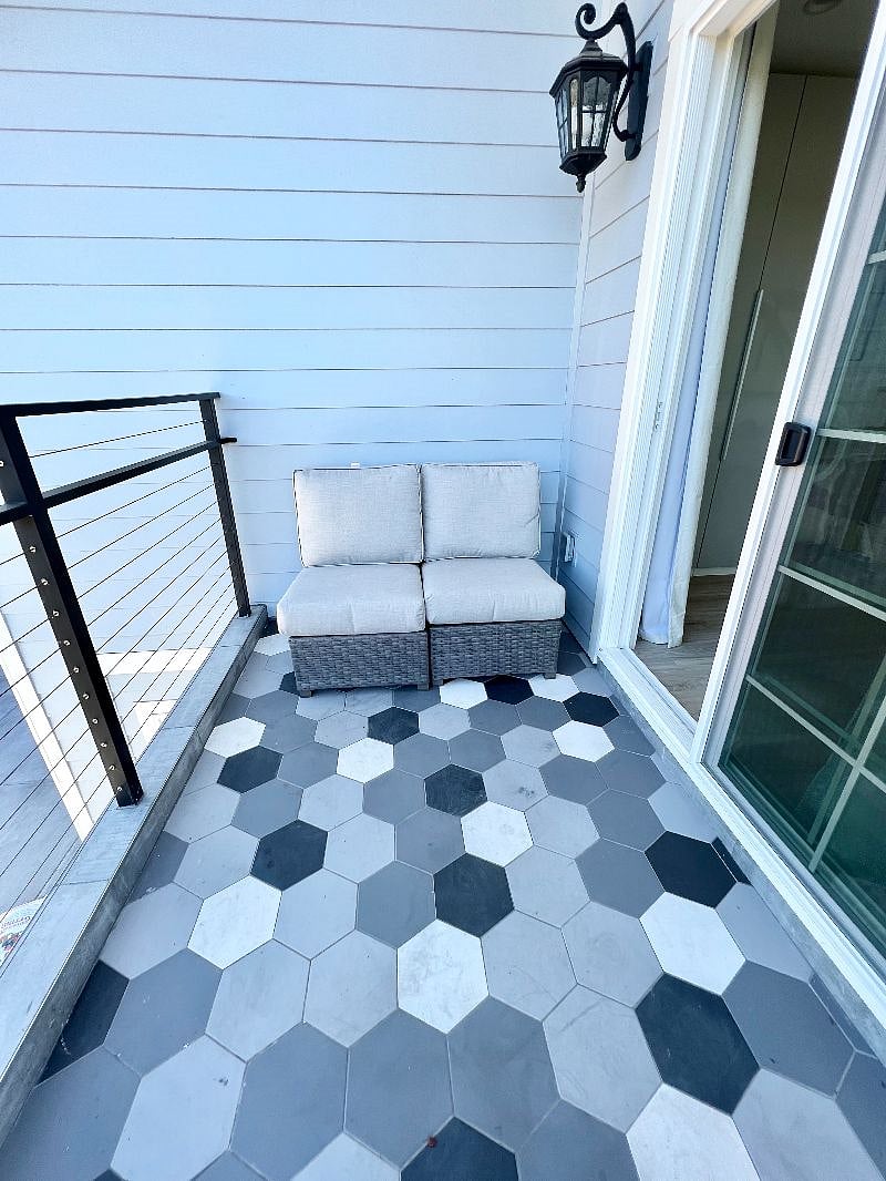 Bedroom #2, private balcony