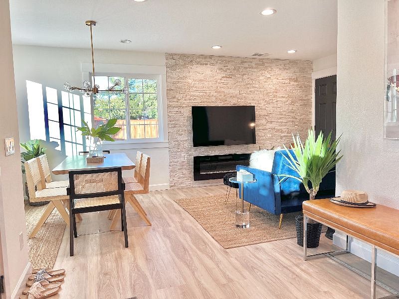 Living room, dining combo