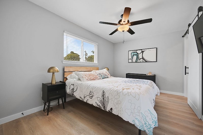 primary bedroom with attached bath