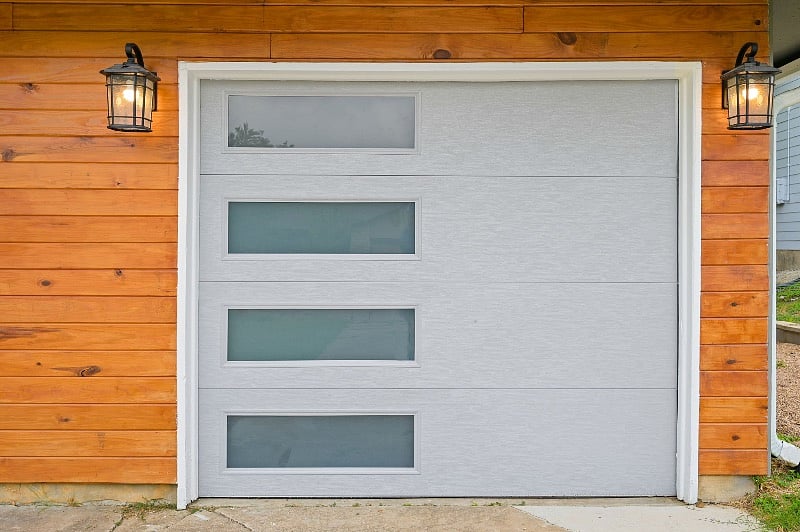 brand new garage door
