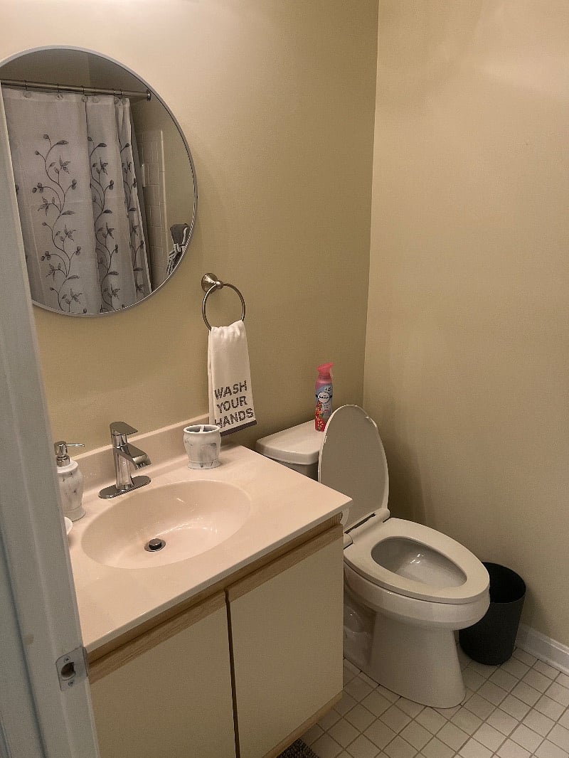 2nd bathroom sink and toilet