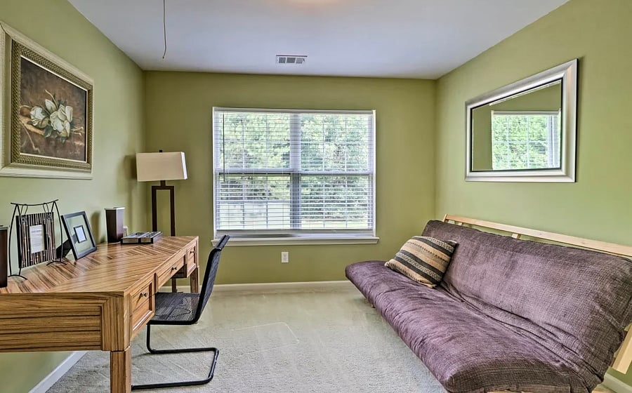 Office with Futon. Sleeps two. Can add Queen bed at guest request.