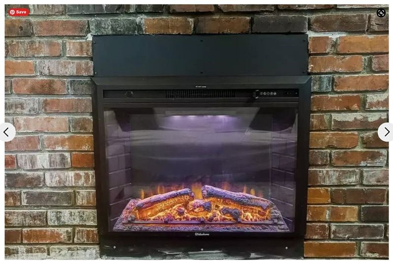 The fireplace remote can add ambiance with your choice of colors