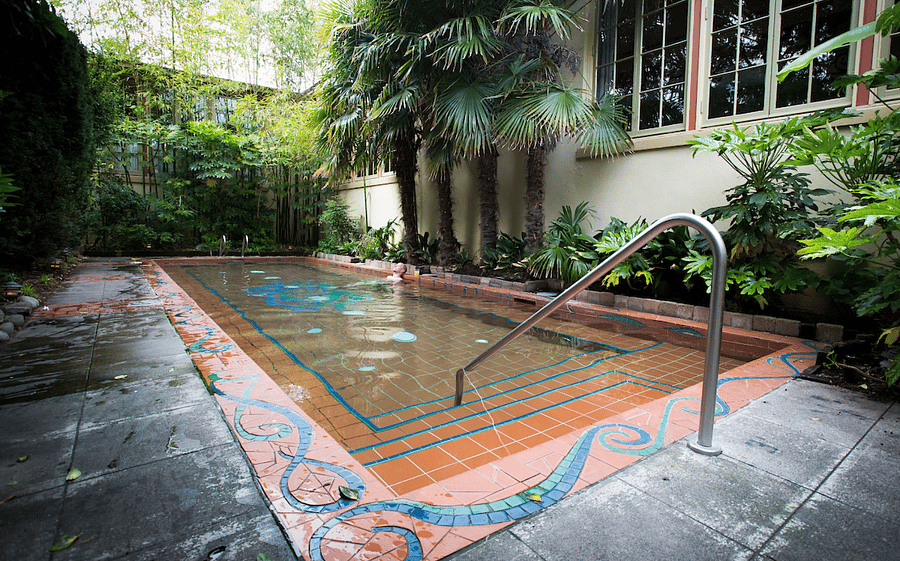 Enjoy a soak at The Kennedy School across the street