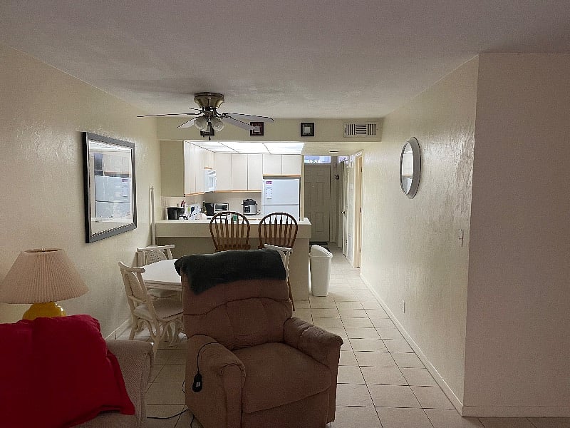 Dining and kitchen