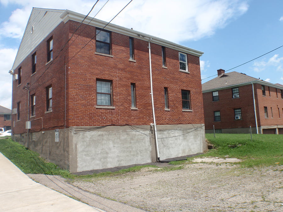Rear-parking lot