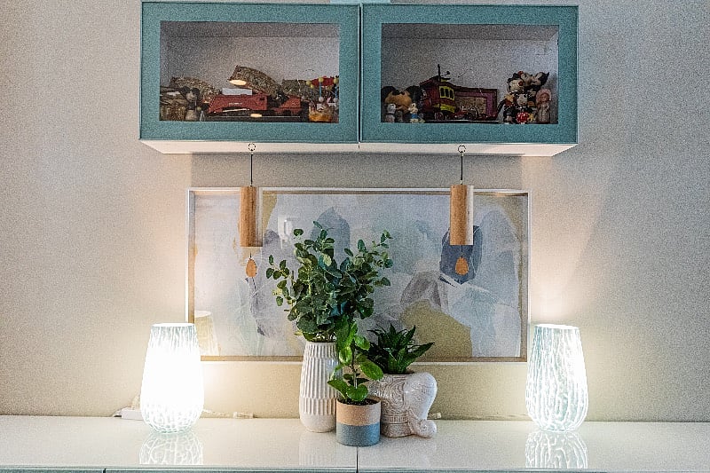 The home is elegantly designed with thoughtful touches and decor.