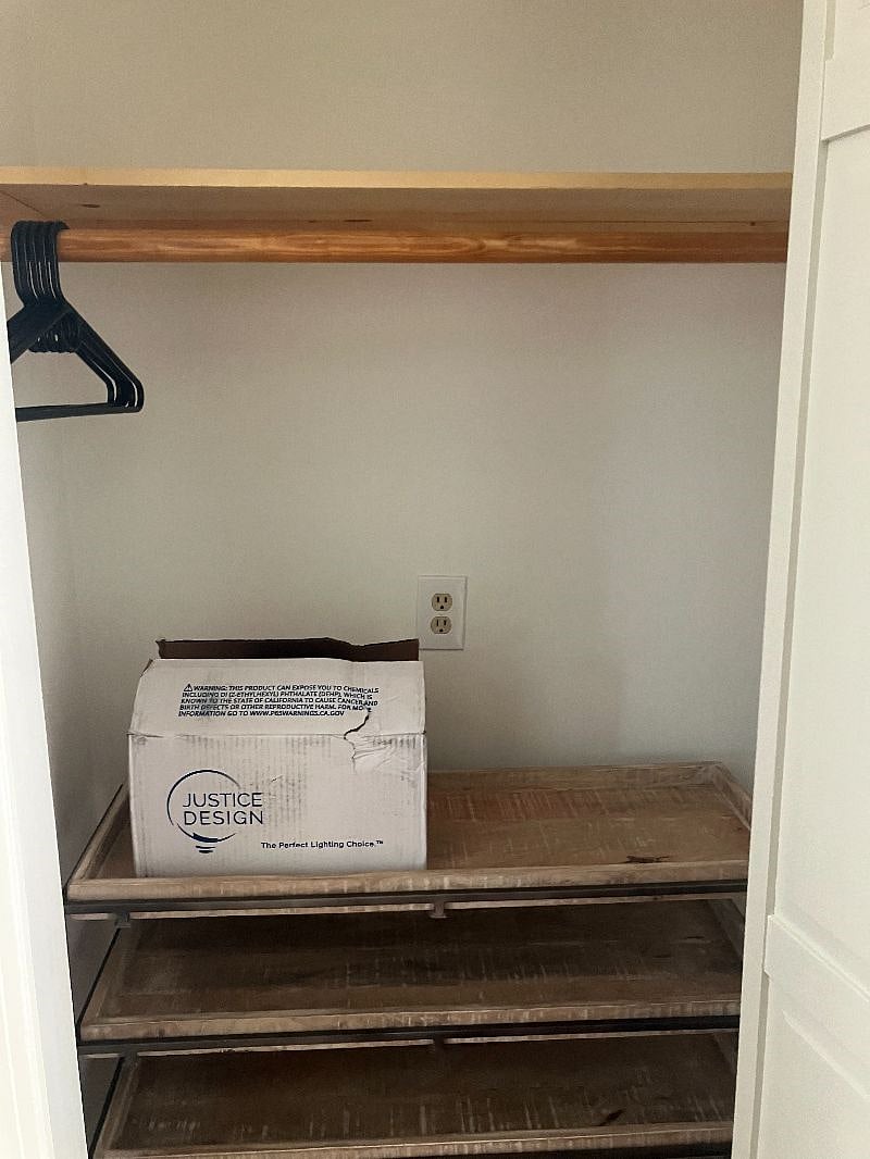 Closets and shoe rack for all your storage needs