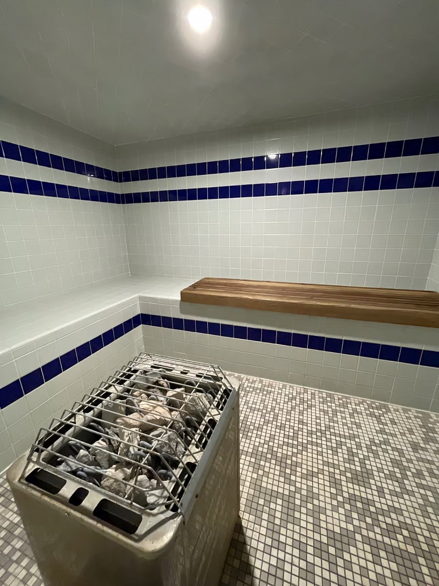 Sauna in the gym