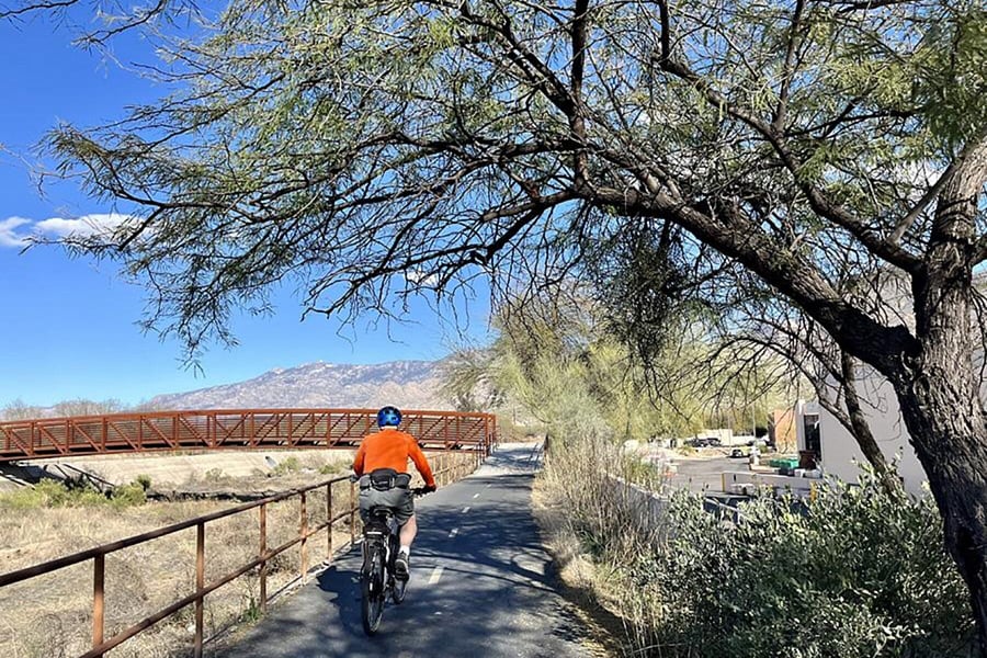 Walk or bike on the Loop