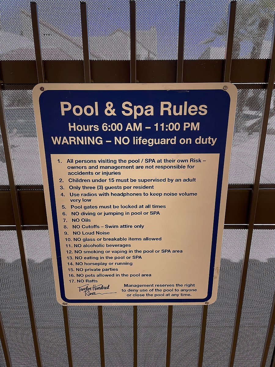 Pool rules