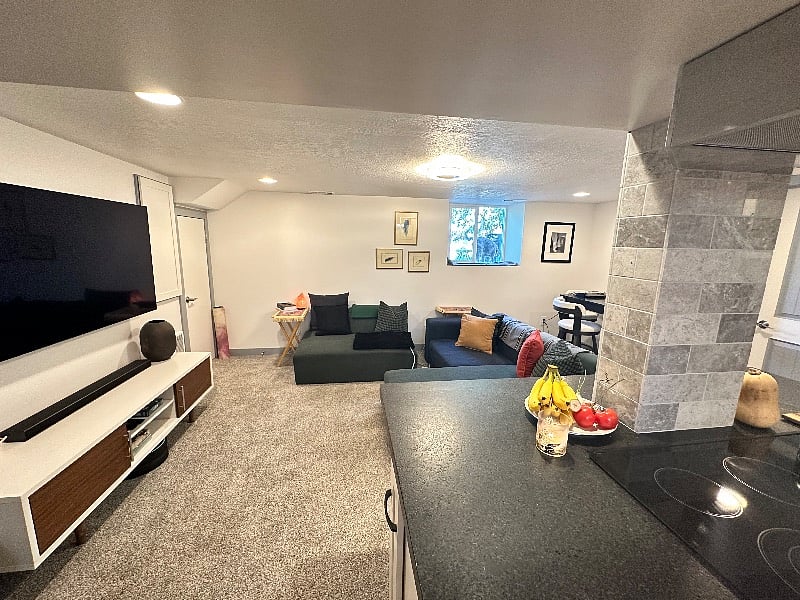 Great Room over island from kitchen