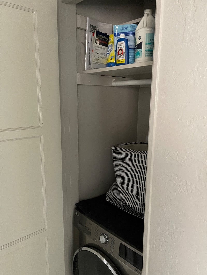 Laundry cCloset with Washer/Dryer All in One