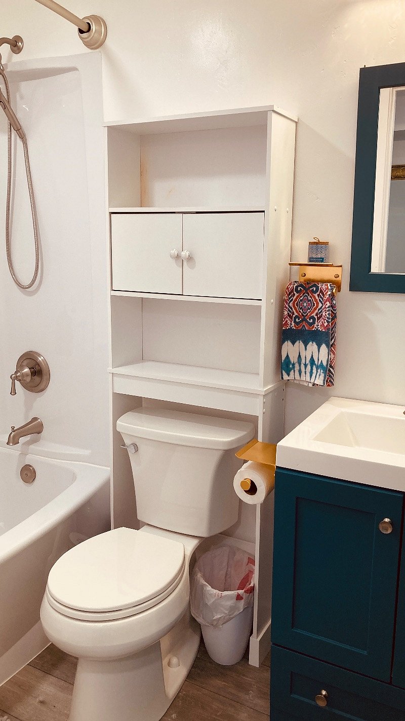Bathroom with wide comfortable tub! 
