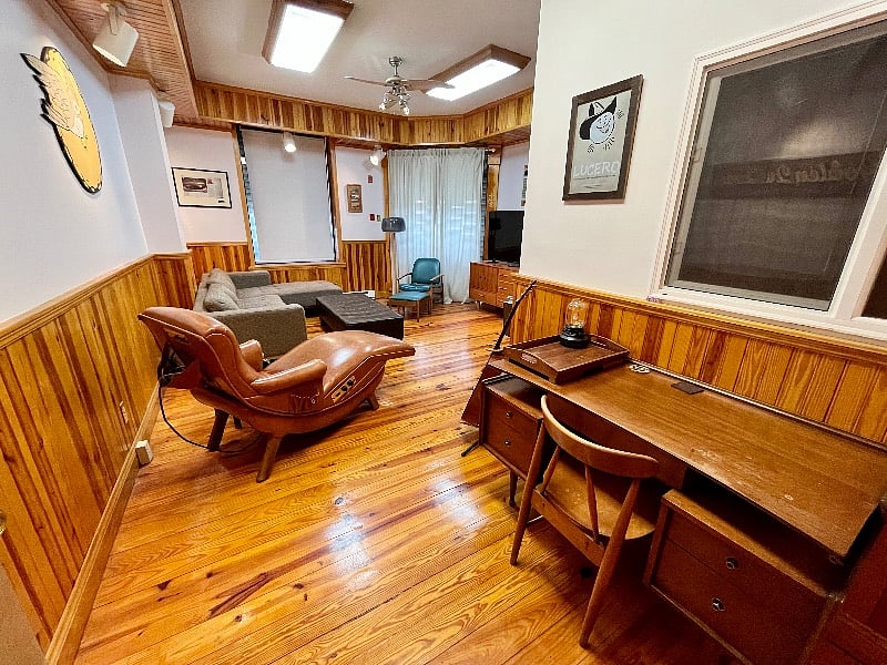 Front living room/office area