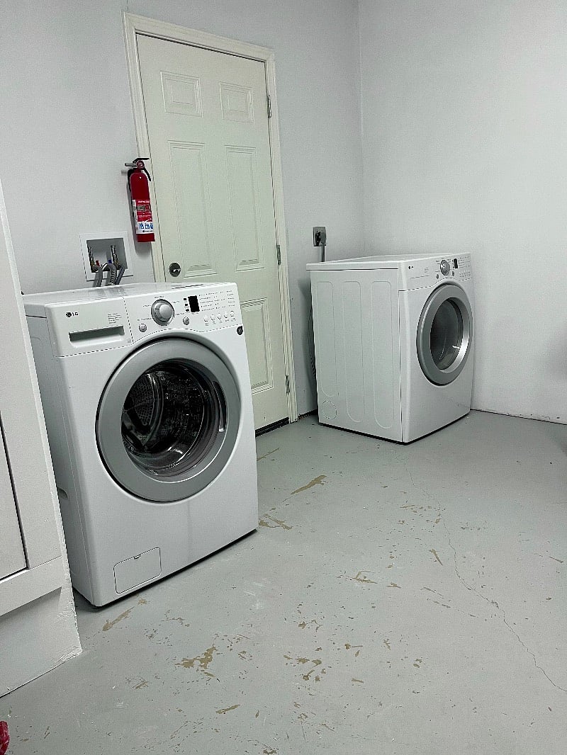 Game Room with Foosball, Basketball, games and Washer/Dryer