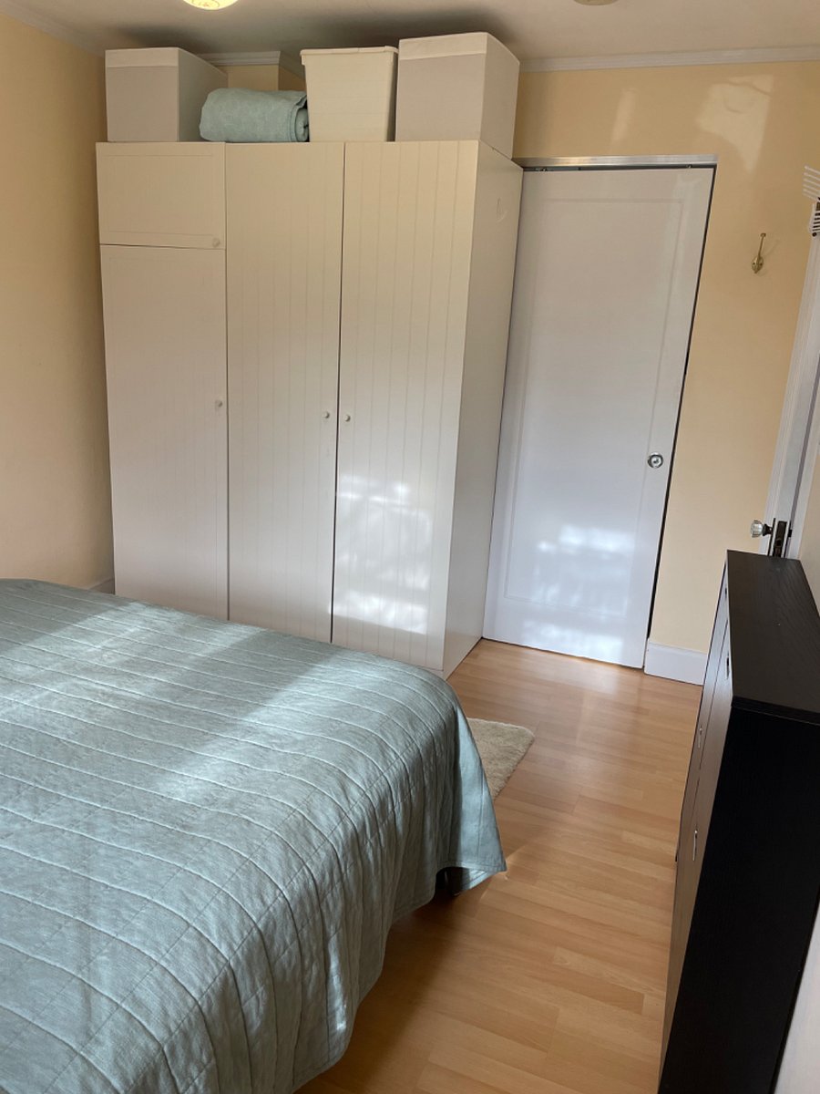 Bedroom one--wardrobe/storage