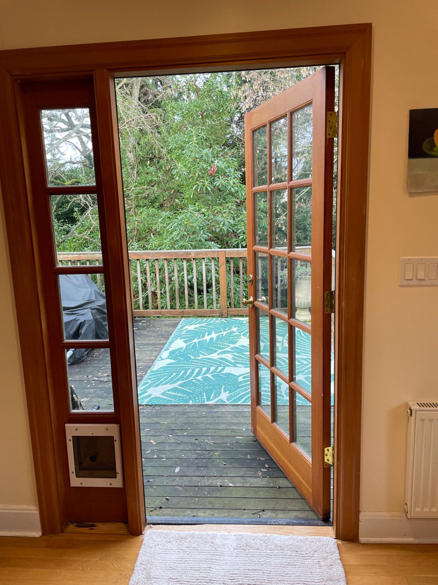 Deck off the kitchen