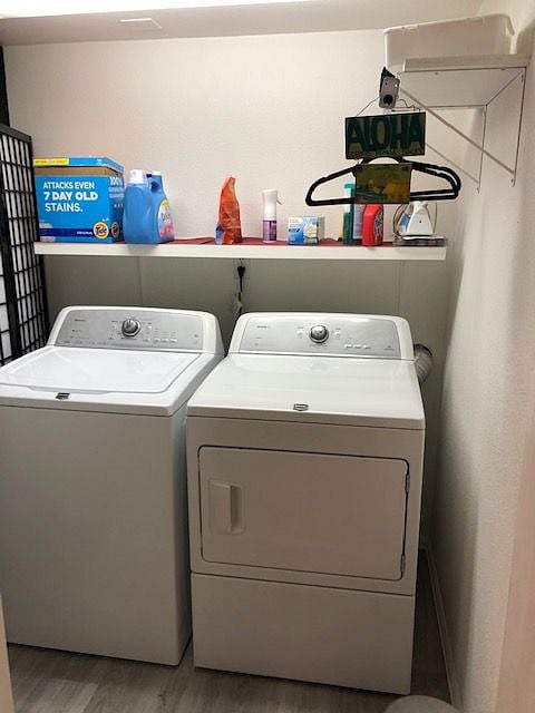 Located downstairs