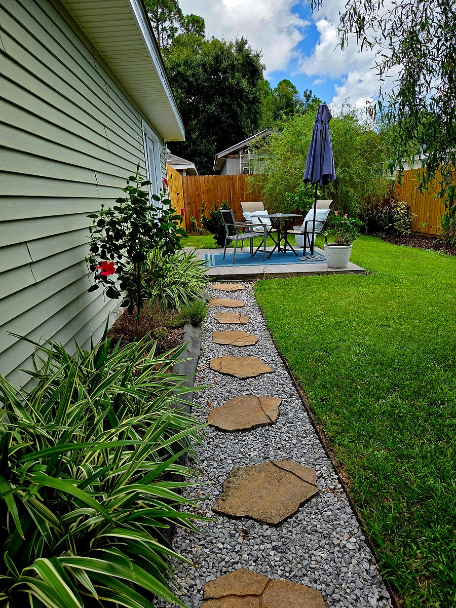 Private back Patio