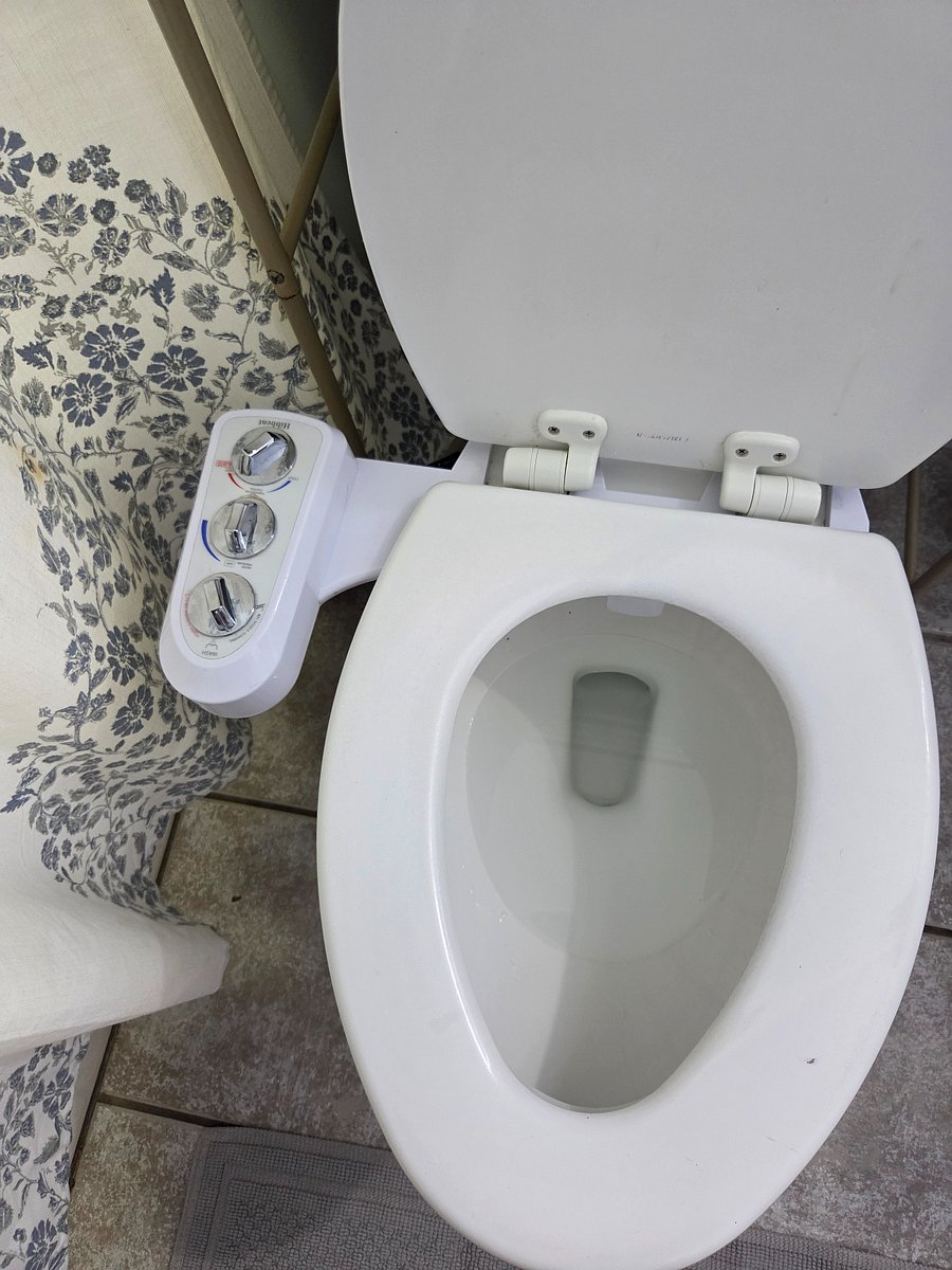 Bidet with warm water