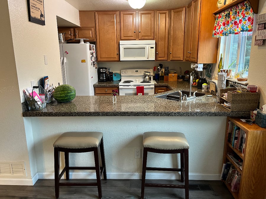 Upstairs Kitchen view