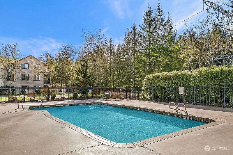 Pool in complex along with fitness room