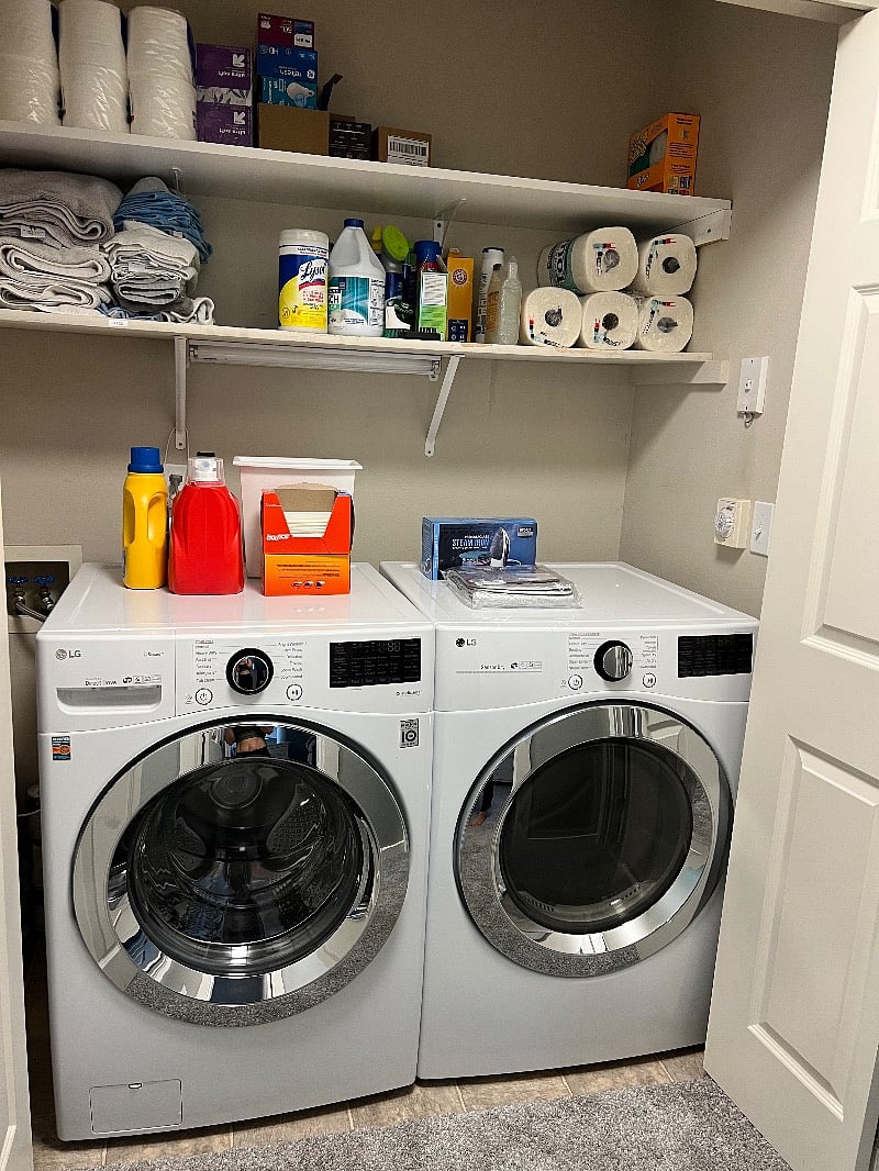 Full size washer and dryer