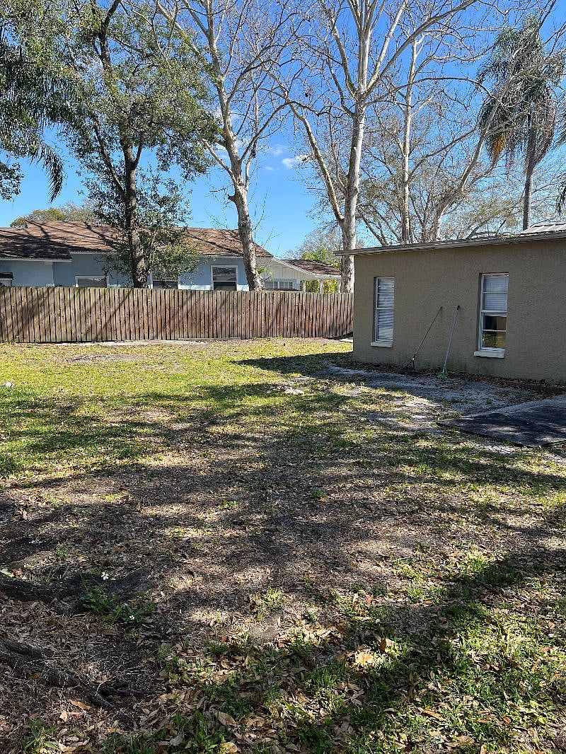 Large fenced in backyard!