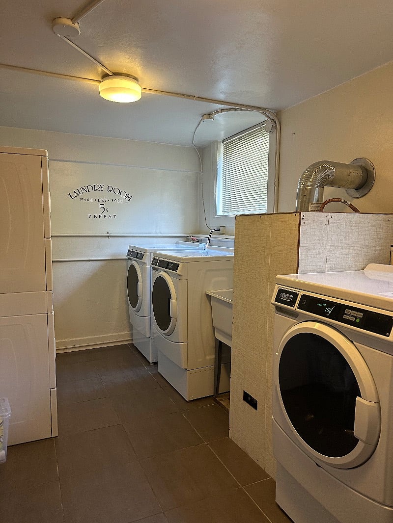 On site laundry room