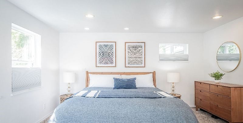 King Bed in Master Bedroom