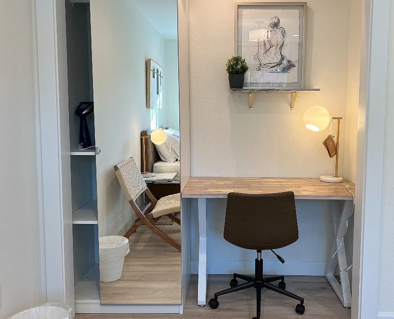 work desk in bedroom 2
