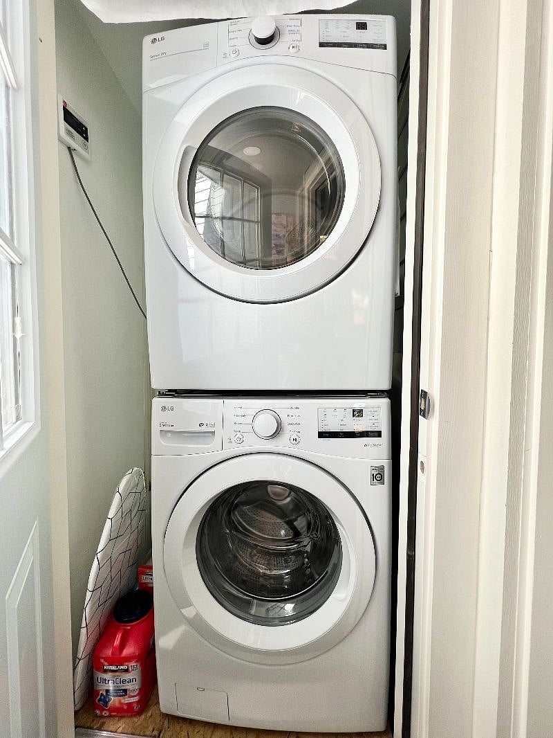 in-unit laundary
