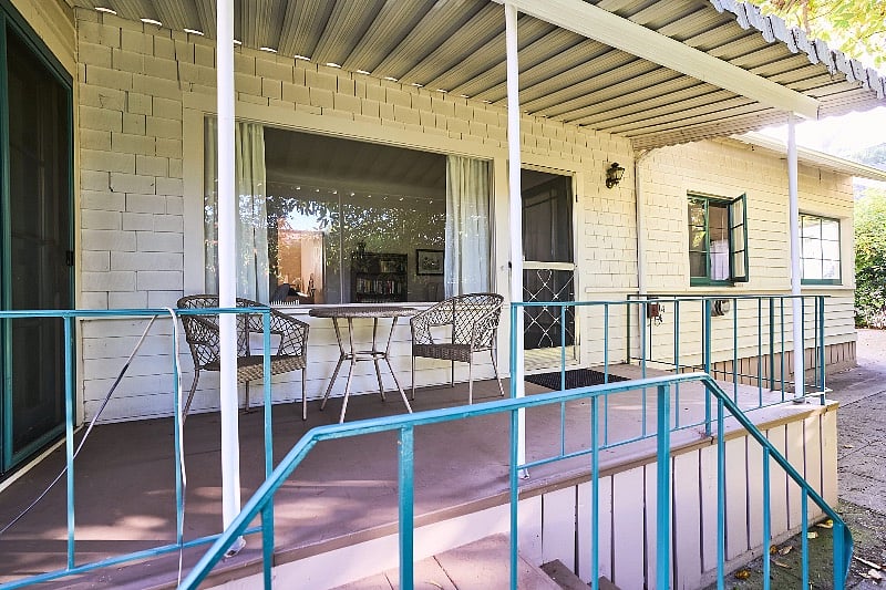Front porch with outdoor seating