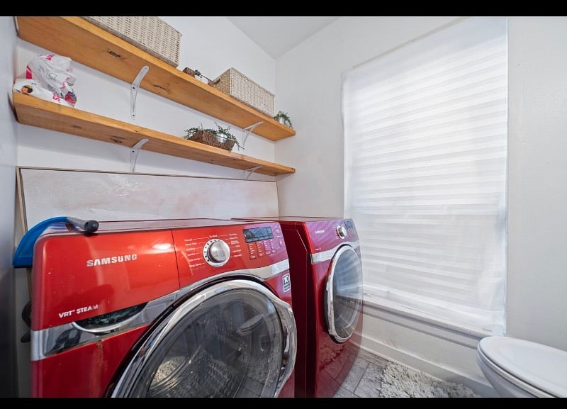 Washer and dryer