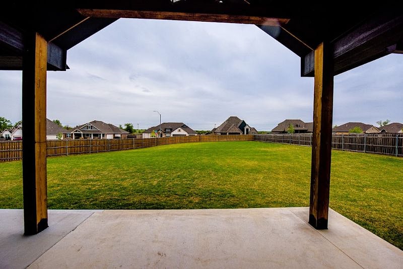 Massive Backyard with Landscaping and Lawn Care Provided.