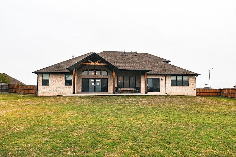 A View of the Back of Your New Home