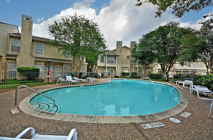 Swimming pool in condominium community. Free to use for tenants.