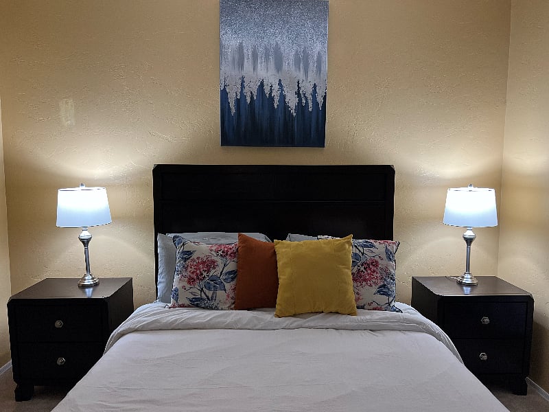 Bedroom 2. Includes on-suite