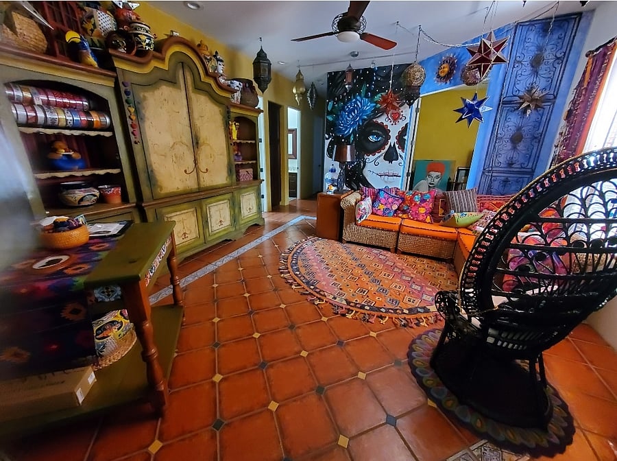 Frida Kahlo Sitting Room