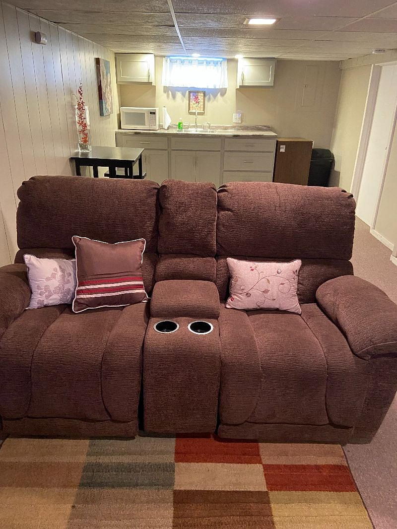 Basement living room