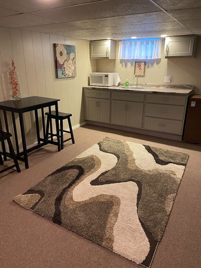 Basement kitchenette