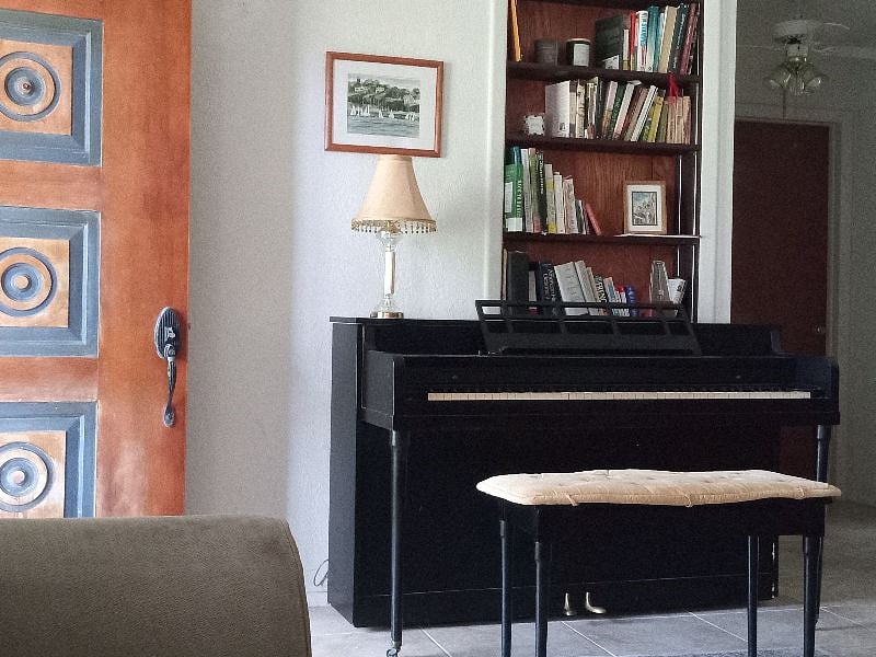 Living Room with Piano