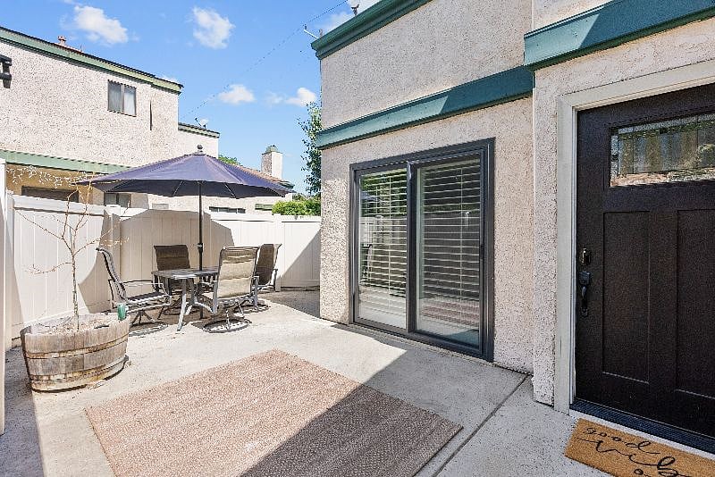 Closed / Private Patio & Entry Door