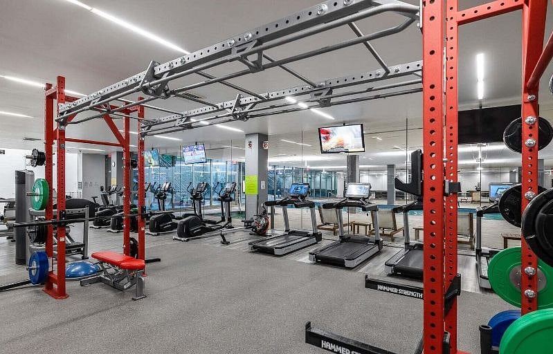 Gym on property