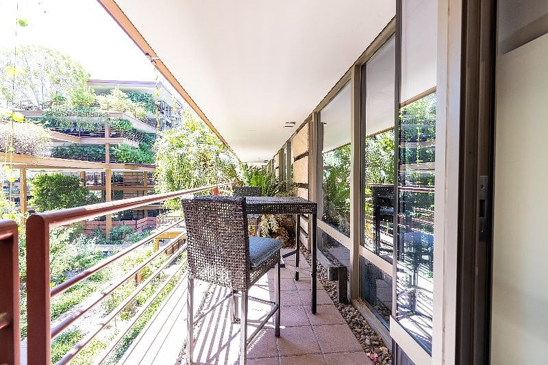 Patio just off the living area